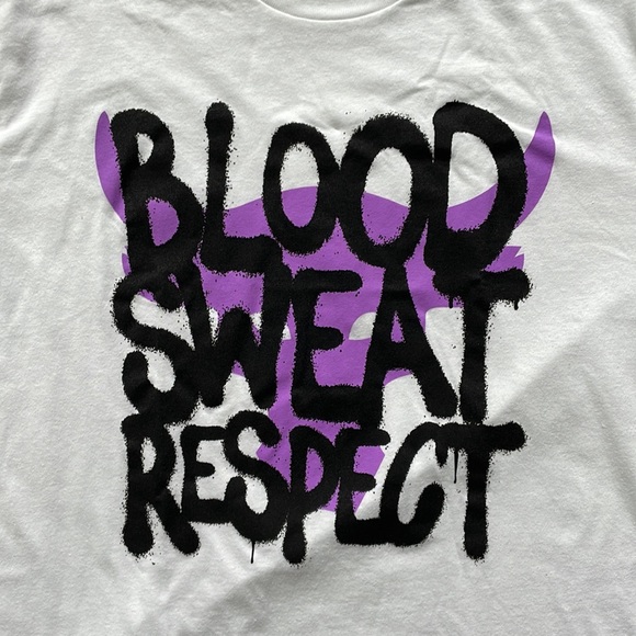 NWT Under Armour Project Rock Blood Sweat Respect Brahma Bull White T-Shirt - Picture 5 of 5